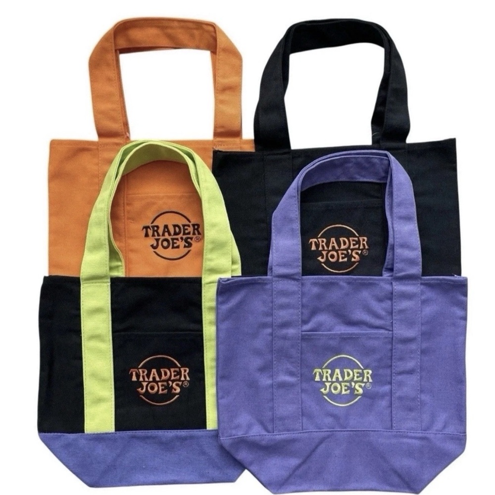Trader Joe's Full Set Halloween Mini Totes